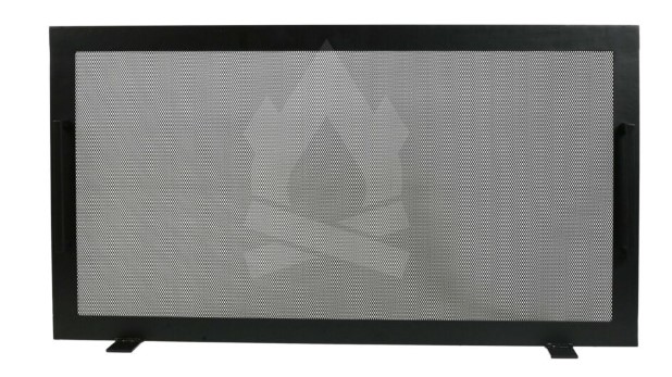 Προστατευτική Μπάρα Τζακιού Σιδερένια Μασίφ 90x50εκ. Bl